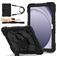 Mobigear SureGrip Xtreme Samsung Galaxy Tab A9 Plus (2023) Hoes Hard kunststof / Siliconen Backcover + Schouderband + Standaard - Zwart