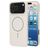 Mobiparts Slim Line iPhone 17 Pro Max MagSafe Hoesje Hardcase Backcover - Off White
