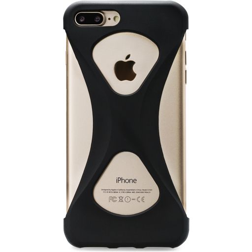 Xccess Grip iPhone 7 Plus Siliconen Hoesje Backcover - Zwart