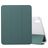 Mobigear Tri-Fold Gel iPad 11 (2025) Hoes TPU,Kunstleer Bookcase + Stylus Houder - Groen
