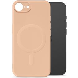 My Style Protective Flex iPhone 16e MagSafe Hoesje Flexibel TPU Backcover - Soft Pink