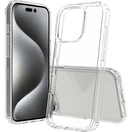 Mobigear Crystal Doorzichtig iPhone 16 Pro Hoesje Hardcase Backcover - Transparant