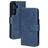 Mobiparts Classic Wallet Samsung Galaxy S25 MagSafe Hoesje Bookcase - Steel Blue