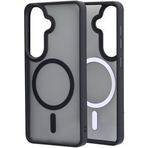 Mobiparts Hardcover Samsung Galaxy S26 MagSafe Hoesje Hardcase Backcover - Satin Black