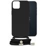 Mobilize Lanyard Gelly iPhone 14 Plus Flexibel TPU Hoesje met koord - Zwart