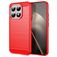 Mobigear Brushed Slim Xiaomi 15T Hoesje Flexibel TPU Backcover - Rood