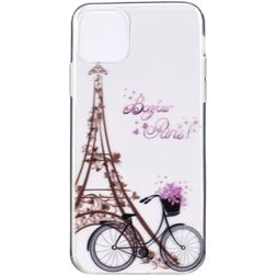 Mobigear Design iPhone 11 Pro Max Hoesje Flexibel TPU Backcover - Eiffeltoren