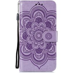 Mobigear Mandala Google Pixel 4a 5G Hoesje Bookcase Portemonnee - Paars