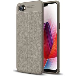 Mobigear Luxury OPPO A3 Hoesje Flexibel TPU Backcover - Grijs