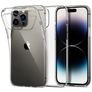 Mobigear Basics Doorzichtig iPhone 14 Pro Hoesje Flexibel TPU Backcover - Transparant