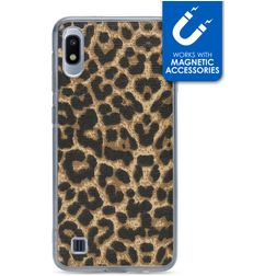 My Style Magneta Samsung Galaxy A10 Hoesje Flexibel TPU Backcover - Leopard
