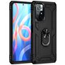 Mobigear Armor Ring Xiaomi Redmi Note 11 5G Hoesje Hardcase Backcover Shockproof met Ringhouder - Zwart