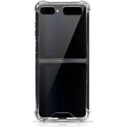 Mobigear Cushion Doorzichtig Samsung Galaxy Z Flip Hoesje Flexibel TPU Backcover Shockproof - Transparant