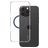 CARE by PanzerGlass Flagship iPhone 16 Pro Max MagSafe Hoesje Hardcase Backcover - Transparant / Blauw