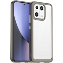 Mobigear Crystal Xiaomi 13 Hoesje Hardcase Backcover - Transparant / Grijs