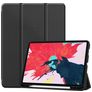 Mobigear Tri-Fold Gel iPad Pro 11 Inch (2020) Hoes TPU,Kunstleer Bookcase + Stylus Houder - Zwart
