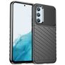 Mobigear Groove Samsung Galaxy A54 Hoesje Flexibel TPU Backcover - Zwart