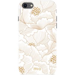 MIO iPhone SE (2020) MagSafe Hoesje Hardcase Backcover - White Roses