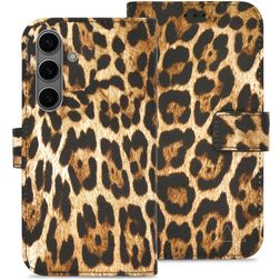 My Style Flex Wallet Samsung Galaxy S24 Hoesje Bookcase Portemonnee - Wild Leopard
