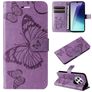 Mobigear Butterfly Xiaomi Redmi 14C Hoesje Bookcase Portemonnee - Paars