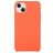 Mobigear Rubber Touch iPhone 15 Plus Siliconen Hoesje Backcover - Oranje