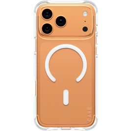 CARE by PanzerGlass Fashionable Doorzichtig iPhone 17 Pro Max Siliconen MagSafe Hoesje Backcover - Transparant