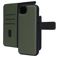Mobiparts iPhone 16e Hoesje Echt Leer Uitneembare 2in1 Bookcase Portemonnee - Groen
