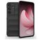 Mobigear Bumpy Samsung Galaxy S25 FE Hoesje Flexibel TPU Backcover - Zwart