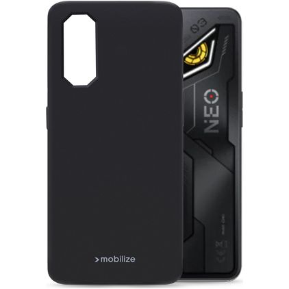 Mobilize Rubber Gelly Nubia Neo 3 Hoesje Flexibel TPU Backcover - Zwart