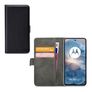 Mobilize Classic Gelly Wallet Motorola Moto G24 Hoesje Bookcase Portemonnee - Zwart