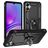 Mobigear Armor Ring Samsung Galaxy A05 Hoesje Hardcase Backcover Shockproof met Ringhouder - Zwart