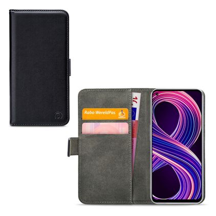 Mobilize Classic Gelly Wallet Realme 8 5G Hoesje Bookcase Portemonnee - Zwart