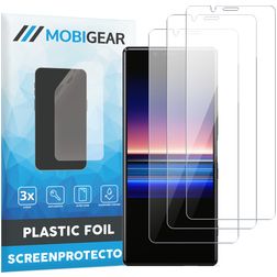 Mobigear Sony Xperia 1 IV Screenprotector Folie - Case Friendly (3-Pack)