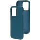 Mobiparts iPhone 14 Pro Siliconen Hoesje Backcover - Blueberry Blue