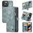 Caseme 008 iPhone 13 Pro Max Hoesje Uitneembare 2in1 Bookcase Portemonnee - Blauw