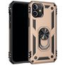 Mobigear Armor Ring iPhone 12 Hoesje Hardcase Backcover Shockproof met Ringhouder - Goud