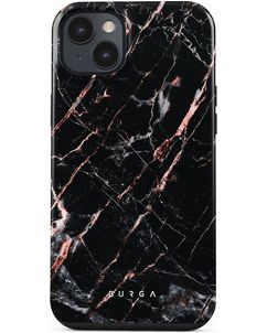 Burga Tough iPhone 14 Hoesje Hardcase Backcover Shockproof - Rose Gold Marble