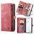 Caseme 008 Samsung Galaxy S20 Plus Hoesje Uitneembare 2in1 Bookcase Portemonnee - Rood