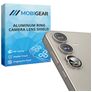 Mobigear Single Samsung Galaxy S24 Plus Glazen Camera Lens Protector - Case Friendly - Grijs
