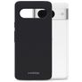Mobilize Rubber Gelly Google Pixel 8 Hoesje Flexibel TPU Backcover - Matt Black