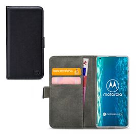 Mobilize Classic Gelly Wallet Motorola Edge (2020) Hoesje Bookcase Portemonnee - Zwart