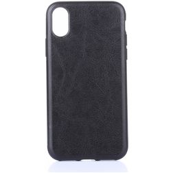 Mobigear Excellent iPhone XS Max Hoesje Flexibel TPU Backcover - Zwart
