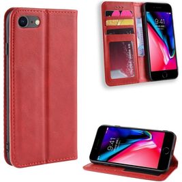 Mobigear Sensation iPhone SE (2020) Hoesje Bookcase Portemonnee - Rood