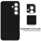 Mobigear Rubber Touch Samsung Galaxy S25 FE Siliconen Hoesje Backcover - Zwart