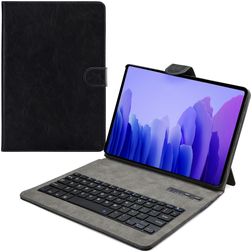Mobilize Premium Bluetooth Samsung Galaxy Tab A7 (2020) Hoes QWERTY Bluetooth Toetsenbord Bookcase - Zwart