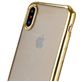 Mobigear Royal iPhone XR Hoesje Flexibel TPU Backcover - Transparant / Roségoud