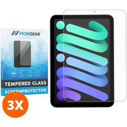 Mobigear iPad Mini 6 (2021) Glazen Screenprotector - Case Friendly (3-Pack)