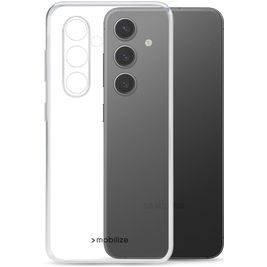 Mobilize Gelly Doorzichtig Samsung Galaxy S24 FE Hoesje Flexibel TPU Backcover - Transparant