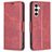 Mobigear Excellent Samsung Galaxy S24 FE Hoesje Bookcase Portemonnee - Rood