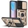 Mobigear Armor Ring Cam Slide Vivo Y33s Hoesje Hardcase Backcover Shockproof met Ringhouder en Camera Slider - Goud